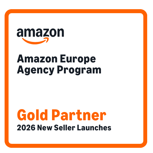 Amazon Europe Agency Program · Gold Partner 2026 New Seller Launches